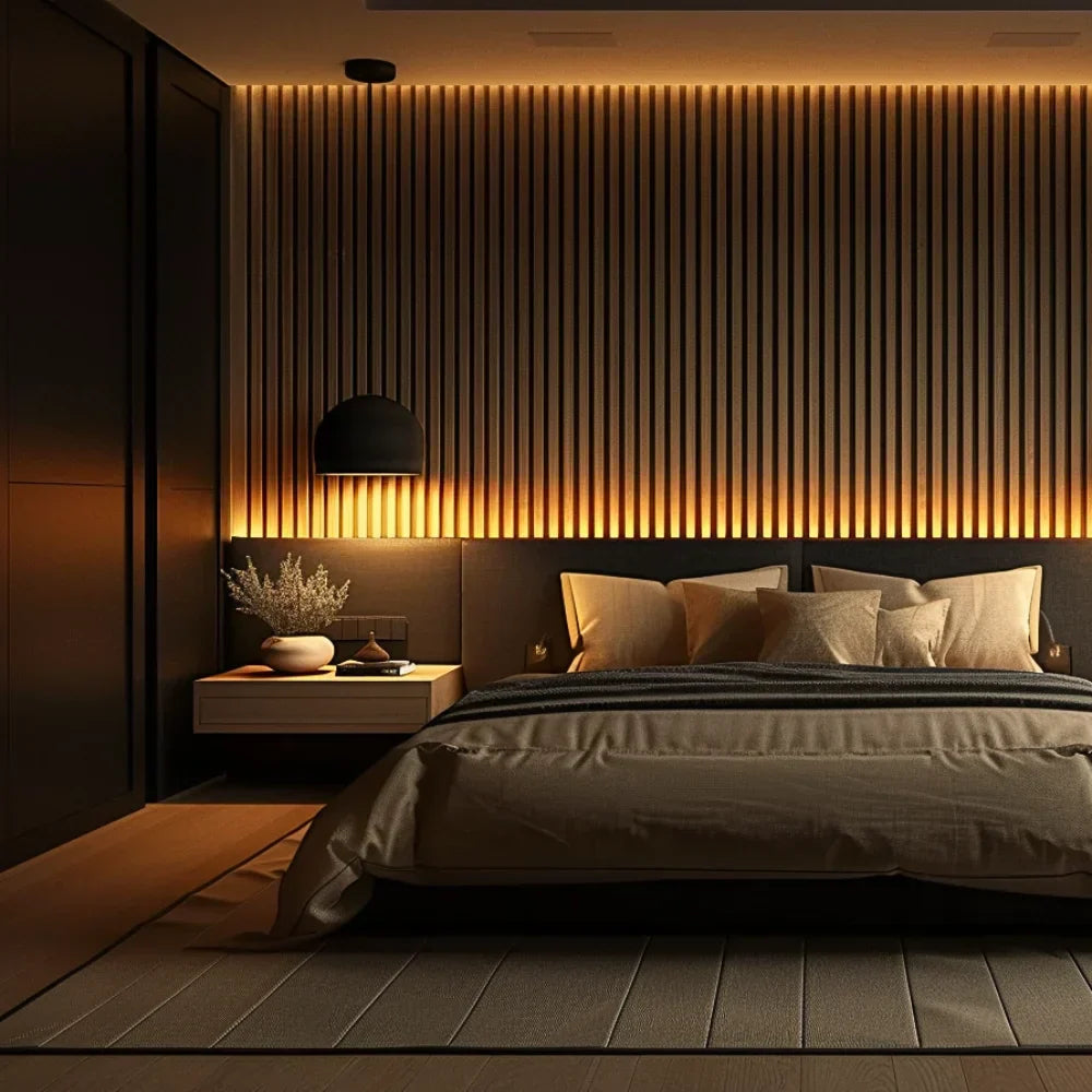 20 PIECES Premium Wood Flex Panel — Transform Your Space in Minutes (2.7m × 1.10m)