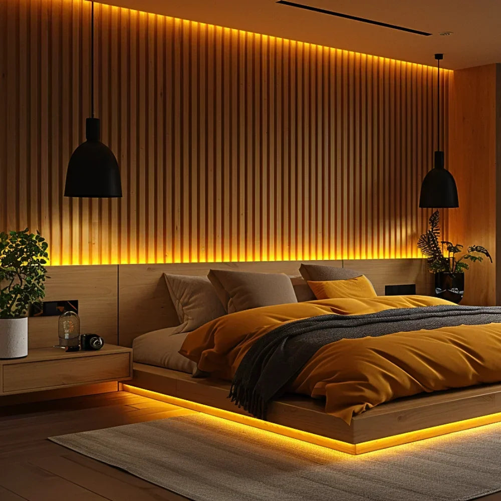 50 PIECES Premium Wood Flex Panel — Transform Your Space in Minutes (2.7m × 1.10m)