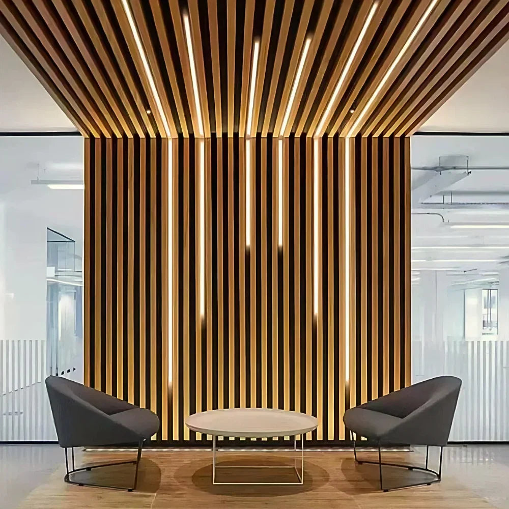 50 PIECES Premium Wood Flex Panel — Transform Your Space in Minutes (2.7m × 1.10m)